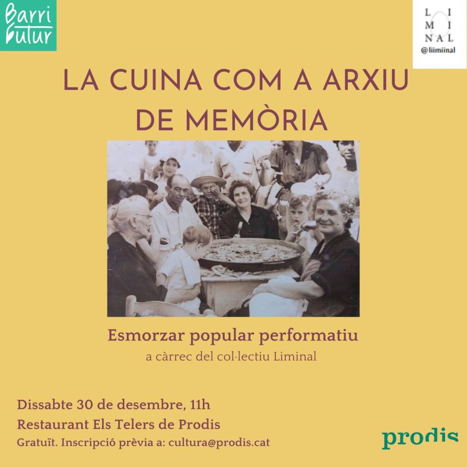 cartell cuina arxiu memoria