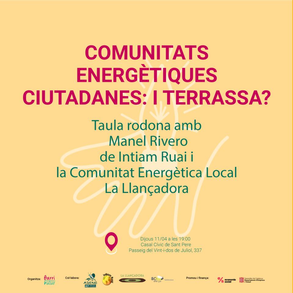 cartell comunitat energetiques