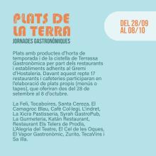 Plats de la terra. Jornades Gastronòmiques.